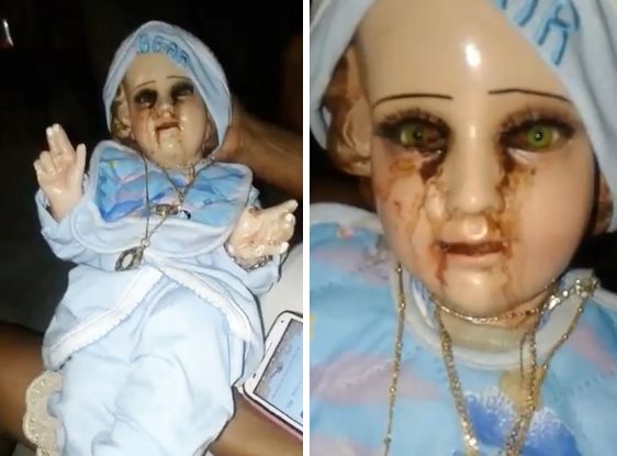 В Акапулько заплакала кровью статуя младенца Иисуса