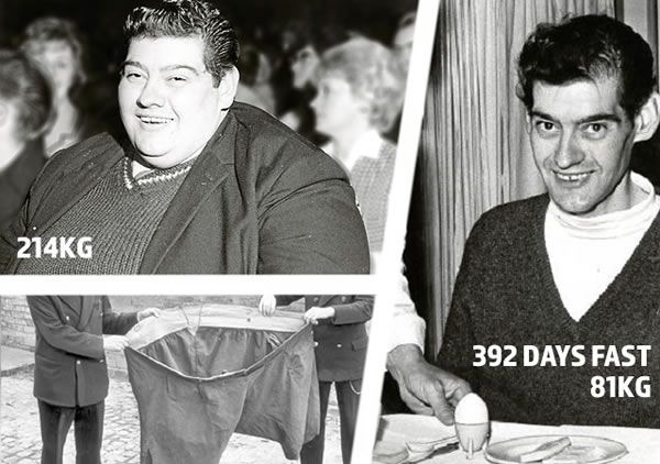 Реальная история о человеке, который не принимал пищу 382 дня и не умер