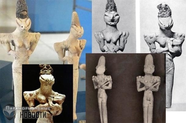 Археологическая загадка: Кого изображают фигурки Людей-ящериц из Ирака?