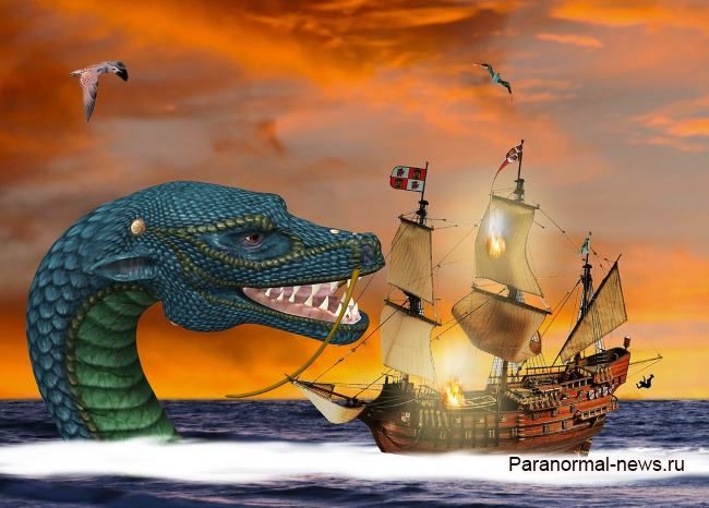 Как норвежский капитан встретил в море огромного «дракона» и застрелил его из ружья