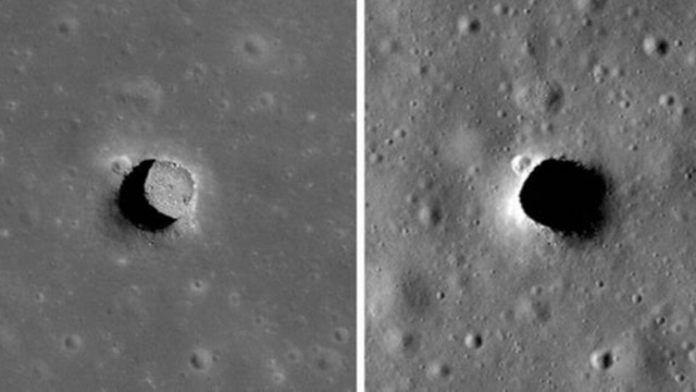 На Луне обнаружены удивительно теплые пещеры