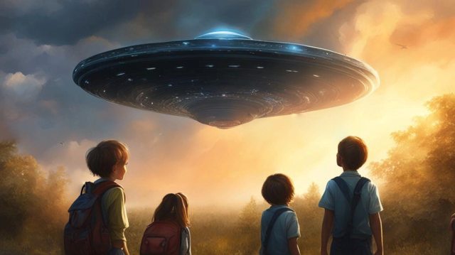 Пришельцы в Брод-Хейвене: Группа валлийских детей увидела НЛО и его пилота в 1977 году