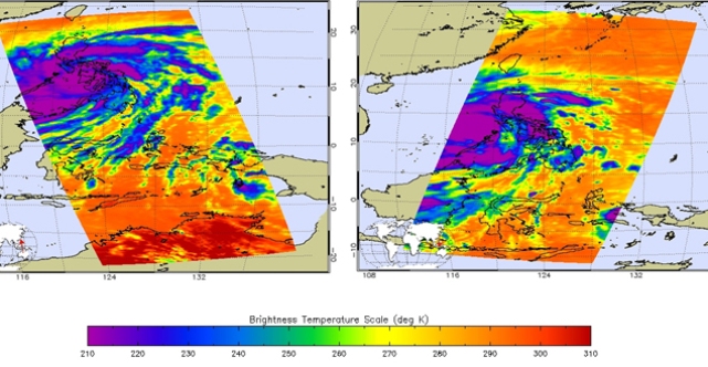 Ученые НАСА: Тайфун Хайан сильнейший за всю историю наблюдений