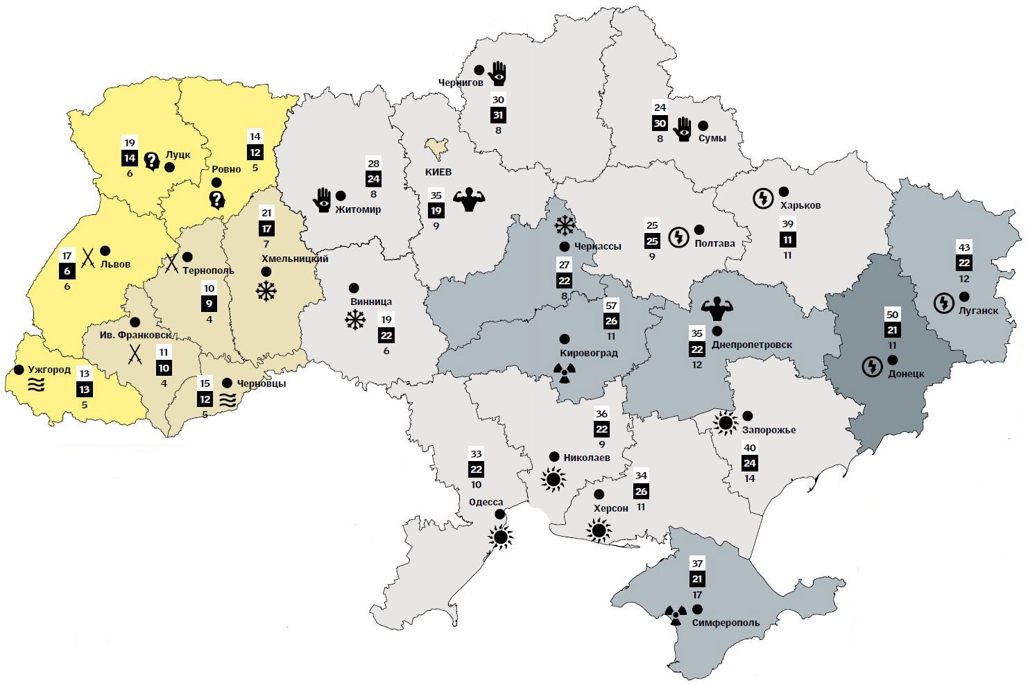 Темная и светлая Украина: Места с плохой и хорошей энергетикой